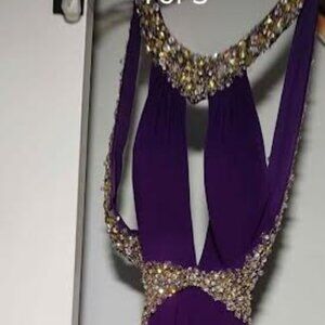 Tony Bowls Paris Size 0 Stunning Purple Dress